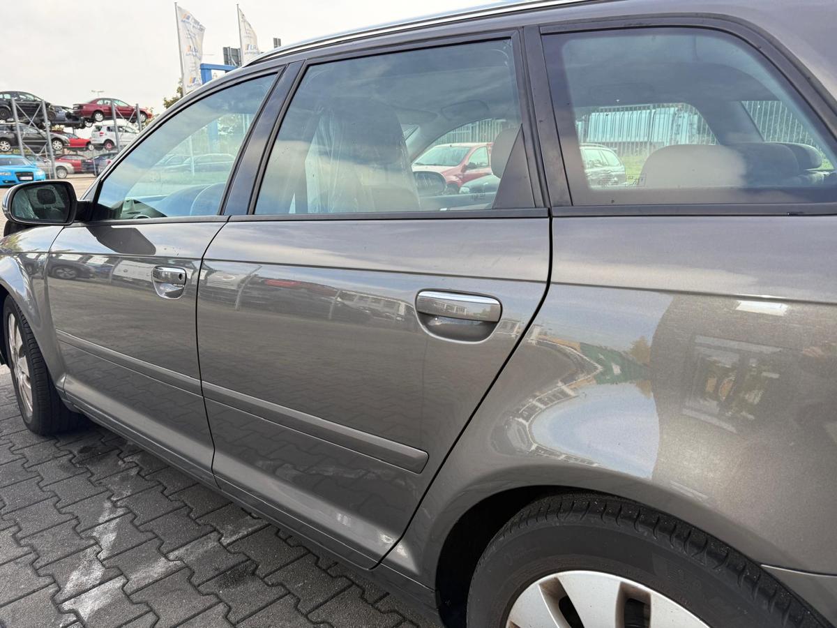 Audi A3 8P original Tür hinten links LY1P Dakotagrau Metallic Rohbau BJ12